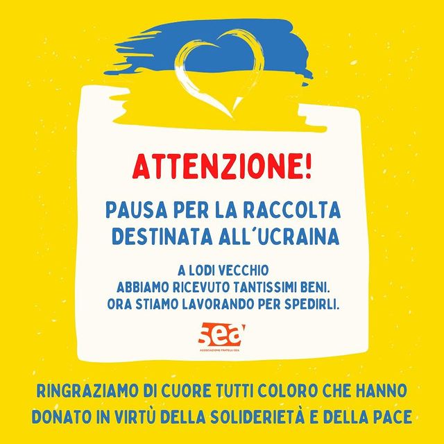 Non sappiamo come ringraziarvi per quanto avete donato